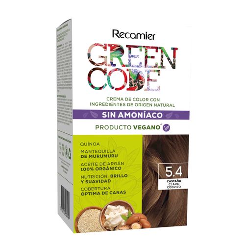 Tinte Green Code Castaño Claro Natural Estuche 5.4 Recamier