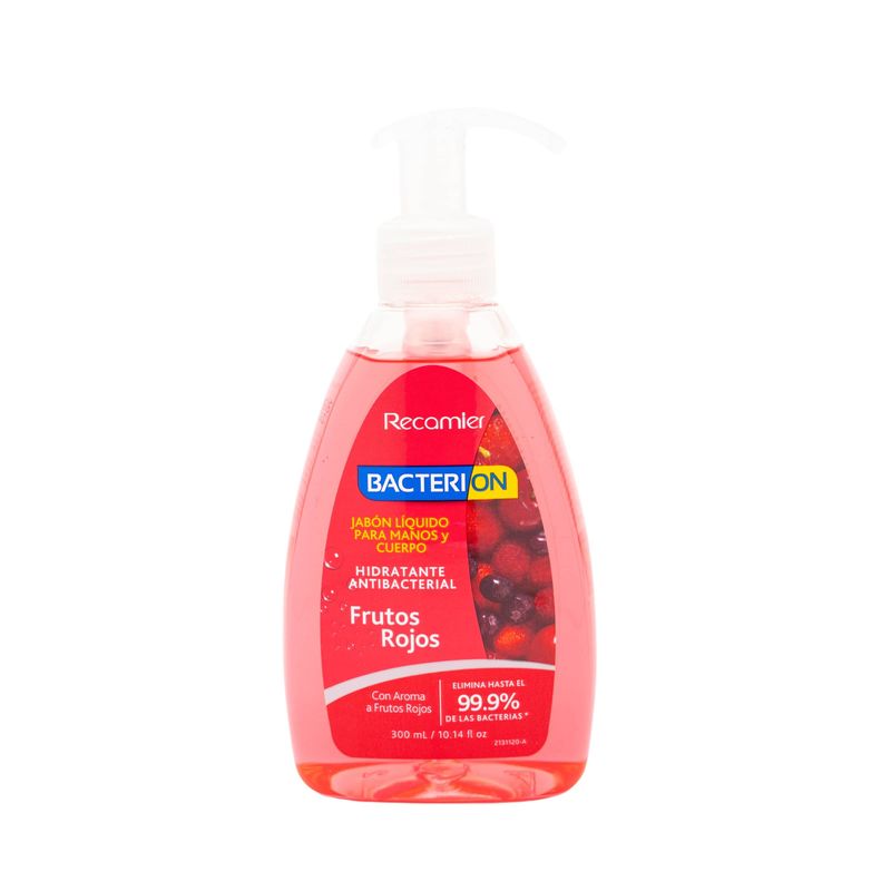 jabon-liquido-antibacterial-bacterion-frutos-rojos-frasco-x-300-ml-recamier