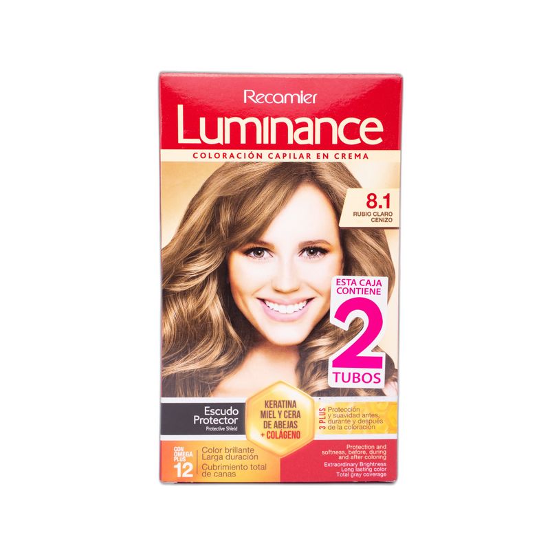 Tinte Luminance Rubio Muy Claro Cenizo 8.1