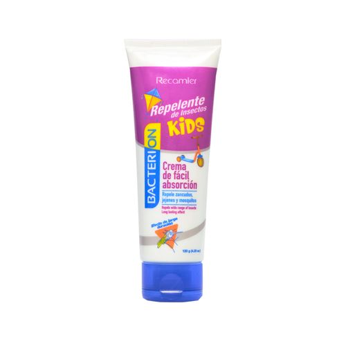 Repelente Bacterion Crema Kids Tubo X 120 Gr Recamier