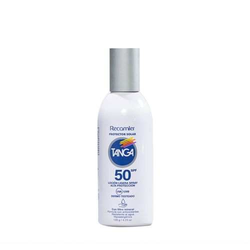 Bloqueador Tanga Spf 50 + Loción Corporal Mineral 120 Gr Recamier