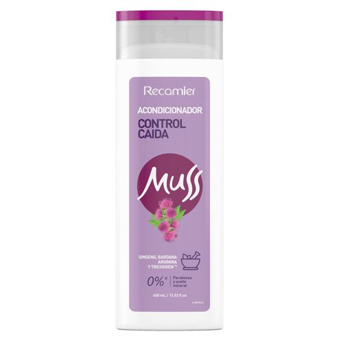 Acondicionador Muss Control Caida Frasco X 400 Ml Recamier