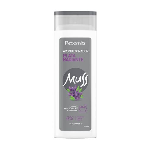 Acondicionador Muss Plata Frasco X 400 Ml Recamier