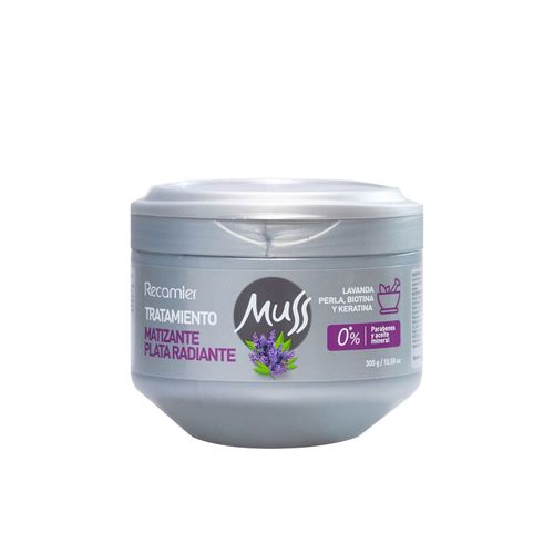 Tratamiento Capilar Muss Plata Matizante Frasco X 300 Gr Recamier