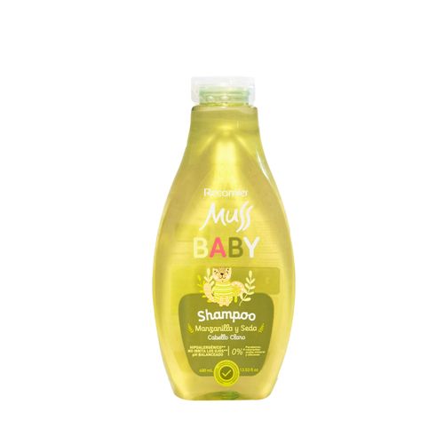 Shampoo Muss Baby Manzanilla Frasco X 400 Ml Recamier
