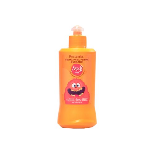Crema Para Peinar Muss Kids Durazno 300 Gr Recamier