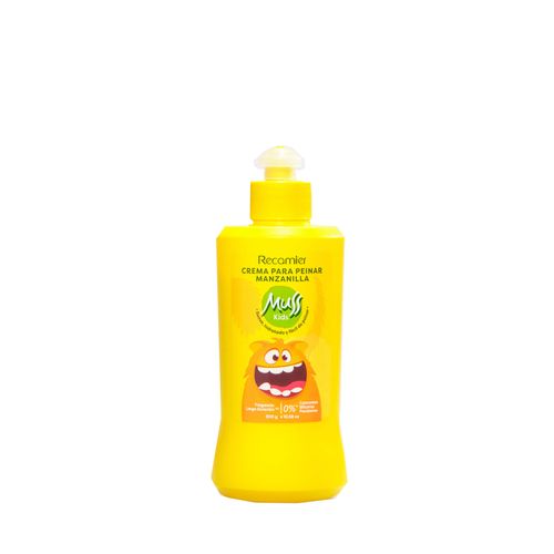 Crema Para Peinar Muss Kids Manzanilla Frasco X 300 Gr Recamier