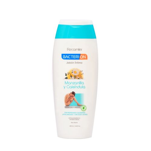 Jabón Intimo Bacterion Manzanilla Y Caléndula 250Ml Recamier