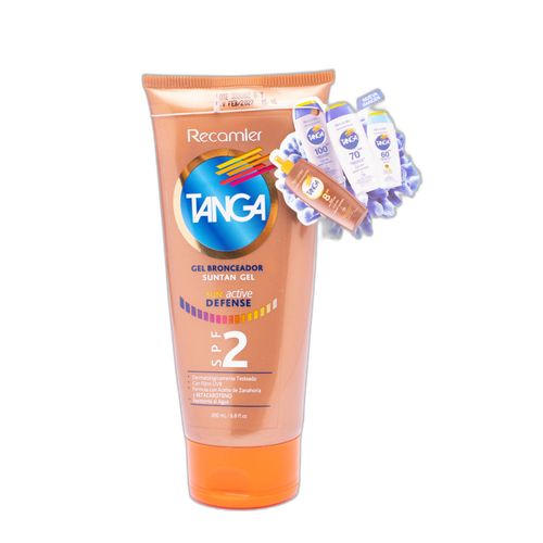 Bronceador Tanga Spf 2 Gel Frasco X 200 Ml Recamier