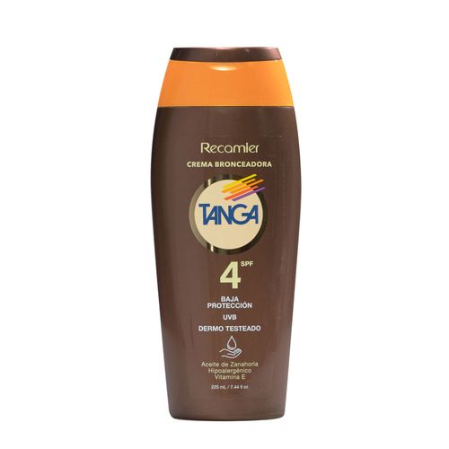 Bronceador Tanga Spf 4 220 Ml Crema Recamier
