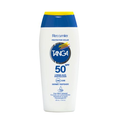 Bloqueador Tanga Spf 50 220 Ml Crema Recamier