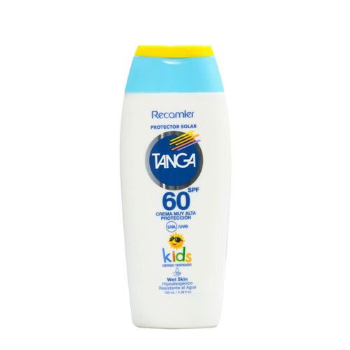 Bloqueador Tanga Spf 60 Kids Wet Skin 130 Ml Recamier
