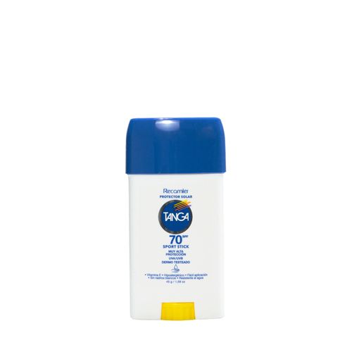 Bloqueador Tanga Spf 70 Barra Corporal Y Facial 45 Gr Recamier