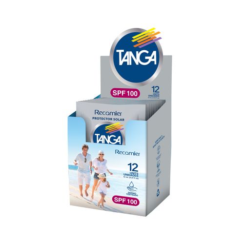 Bloqueador Tanga Spf 100 Display 10 Ml X 12 Unidades Recamier