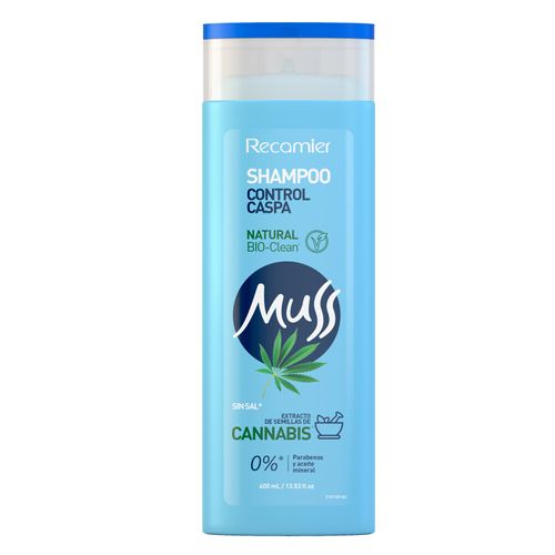 Shampoo Muss Control Caspa Frasco X 400 Ml Recamier