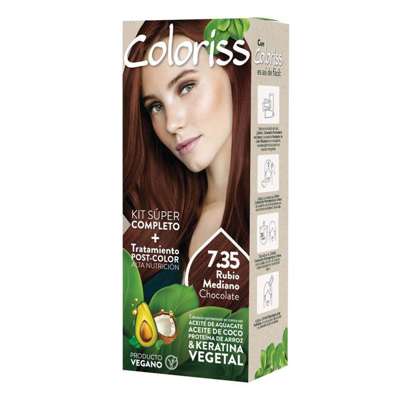 tinte-coloriss-rubio-mediano-chocolate-kit-7-35-recamier