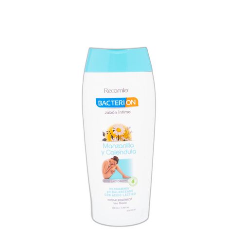 Jabón Intimo Bacterion Manzanilla Y Caléndula 220 Ml Recamier