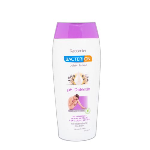 Jabón Intimo Bacterion Ph Neutro 220 Ml Recamier
