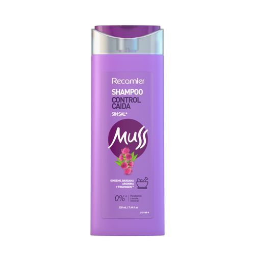Shampoo Muss Control Caida 220 Ml Recamier