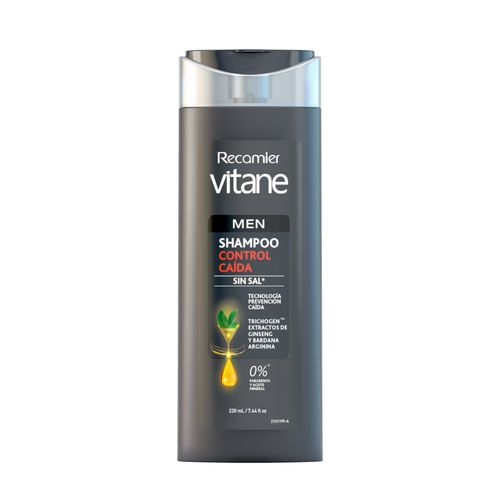 Shampoo Vitane Men Control Caida 220 Ml Recamier