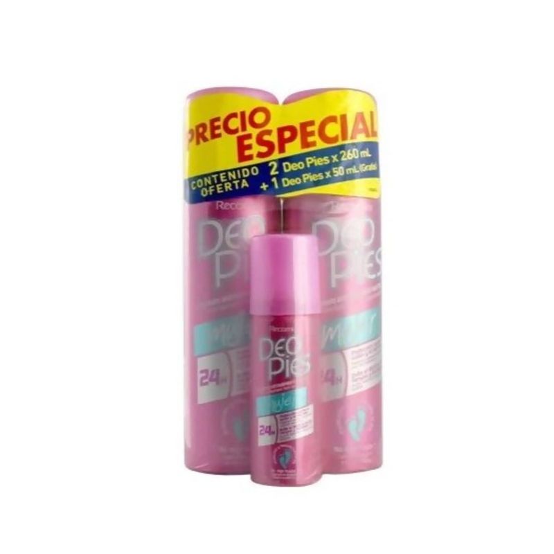desodorante-deo-pies-mujer-spray-260ml-2unidades---deo-pies-50ml-precio-especial-recamier