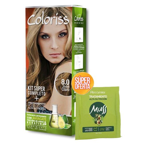 Tinte Coloriss Kitx50G 8.0 Tto Nutrix Recamier