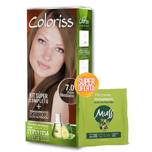 Tinte Coloriss Kitx50G 7.0 Tto Nutrix Recamier