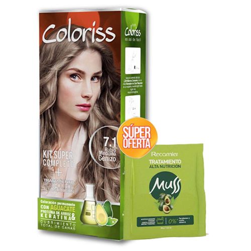 Tinte Coloriss Kitx50G 7.1 Tto Nutrix Recamier