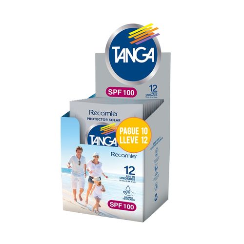 Bloqueador Tanga Spf 100 Sachet Pague 10 Lleve 12 Oferta Recamier