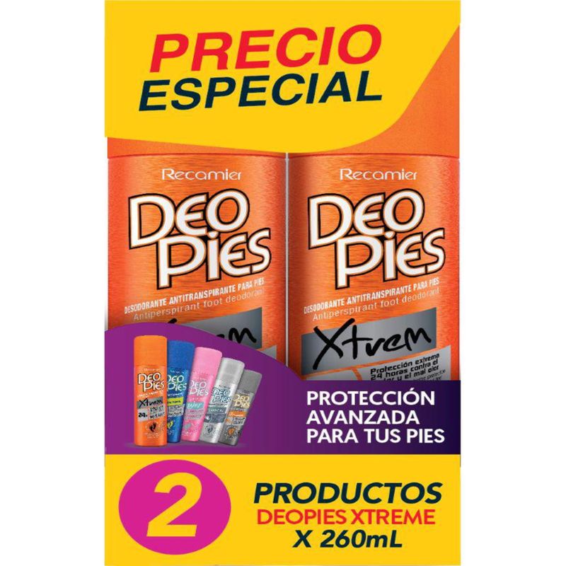 desodorante-deo-pies-xtrem-spray-260ml-2unidades-precio-especial-recamier