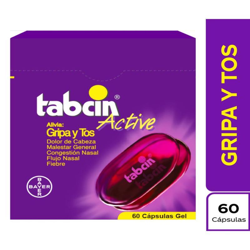 Tabcin Active Caja X 60 Cápsulas Dura Bayer
