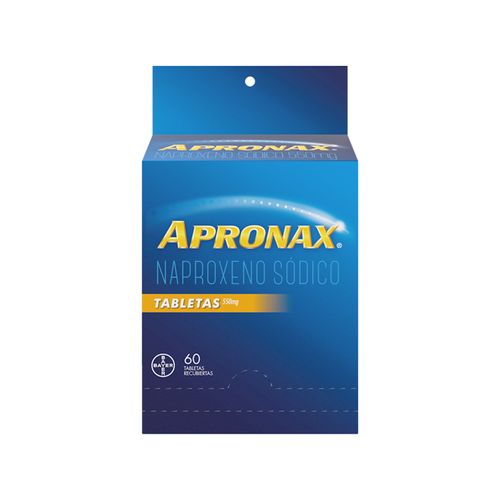 Apronax Naproxeno Sódico 550 Mg Caja X 60 Cápsulas Bayer