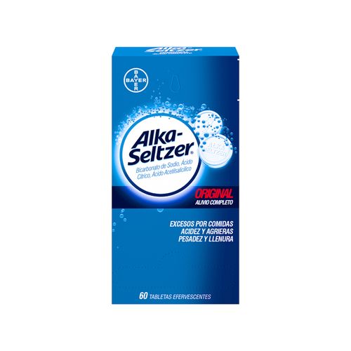 Alka Seltzer Caja X 60 Tabletas Bayer