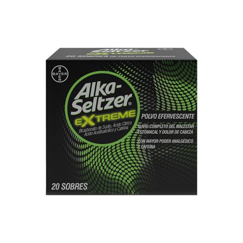 Alka Seltzer Extreme Caja X 20 Sobres Bayer
