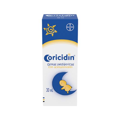 Coricidin Gotas Pediátricas Frasco X 30 Ml Bayer