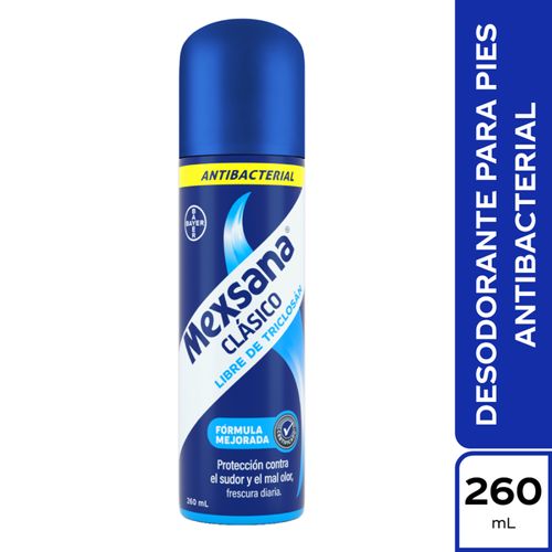 Talco Mexsana Spray Clasico Antbacterial Frasco X 260 Ml Bayer