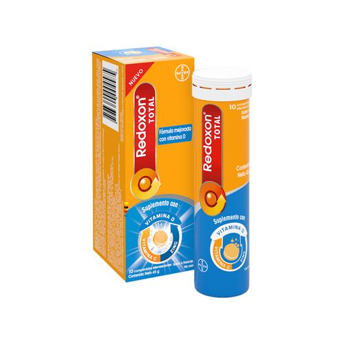 Redoxon Total Efervecente Caja X 10 Comprimidos Bayer