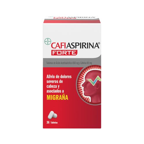 Cafiaspirina Forte 650 /65Mg Caja X 36 Tabletas Bayer