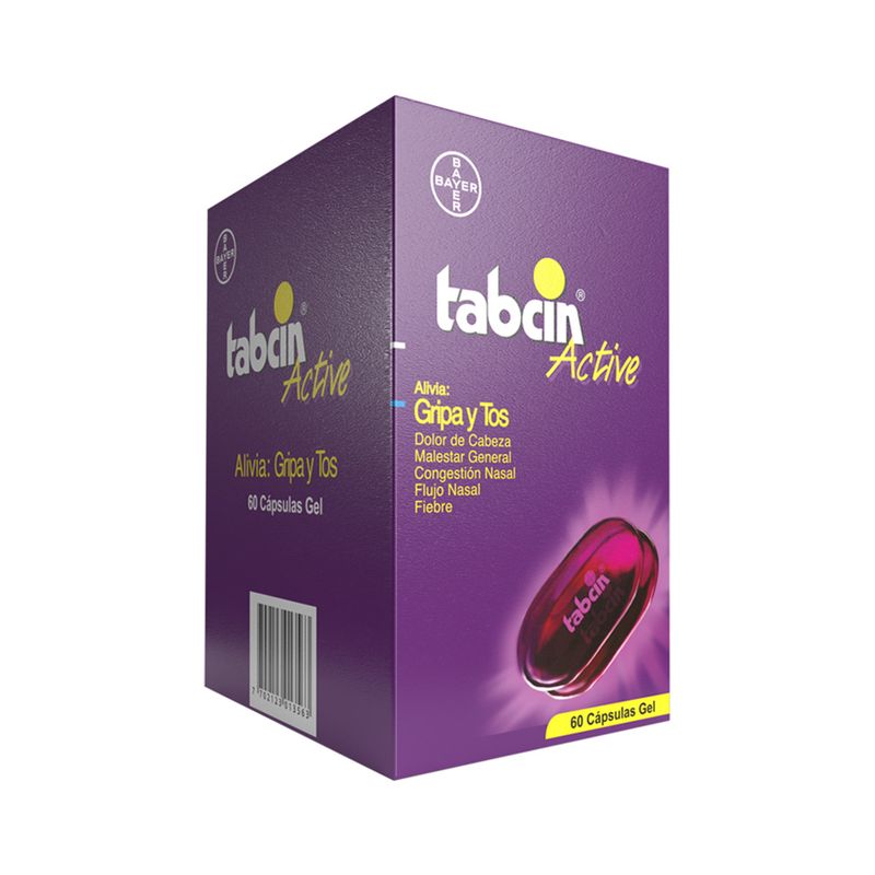 Tabcin Active Gel Caja X 60 Cápsulas Bayer