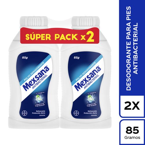 Talco Mexsana Frasco X 85 Gr 2 Und Precio Especial Bayer
