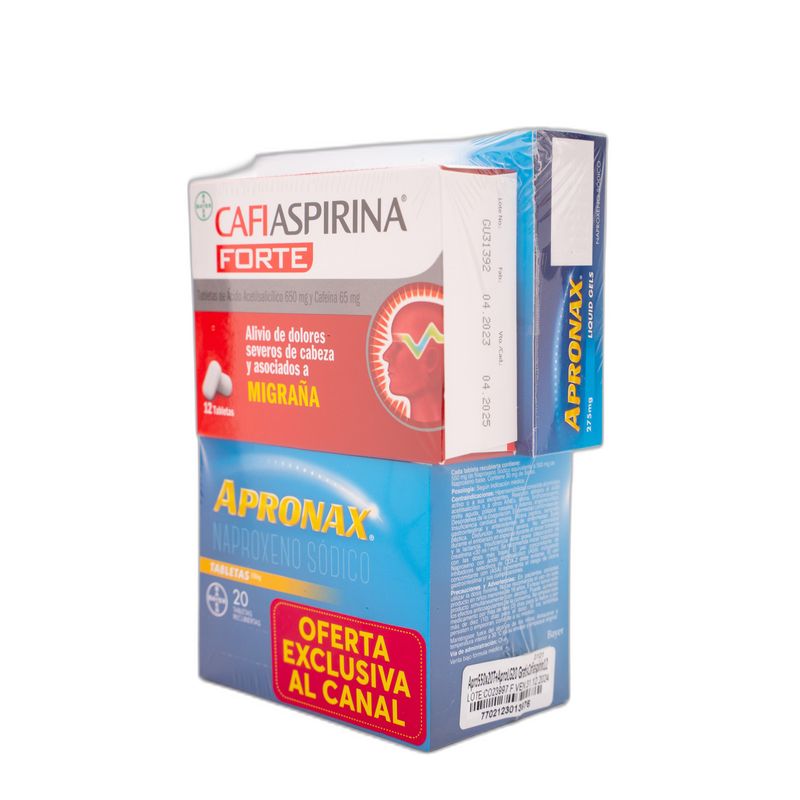 Apronax + Cafiaspirina Forte Bayer pack
