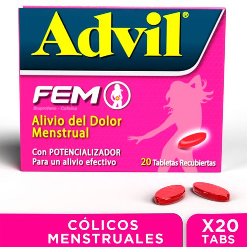 Advil Fem Caja X  20 Tabletas