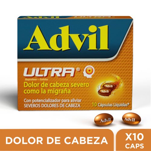 Advil Ultra Caja X 10 Comprimidos