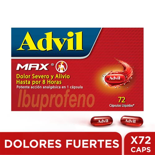 Advil Max Caja X 72 Cápsulas