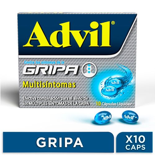 Advil Gripa Caja X 10 Cápsulas