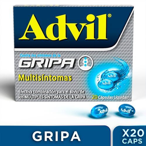 Advil Gripa Caja X 20 Cápsulas