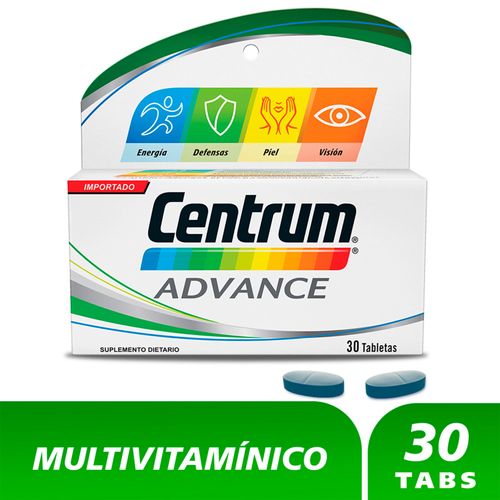Centrum Advance Caja X 30 Tabletas Gsk