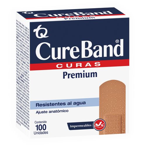 Curas Cureband Premium Impermeables Caja X 100 Tecnoquímicas