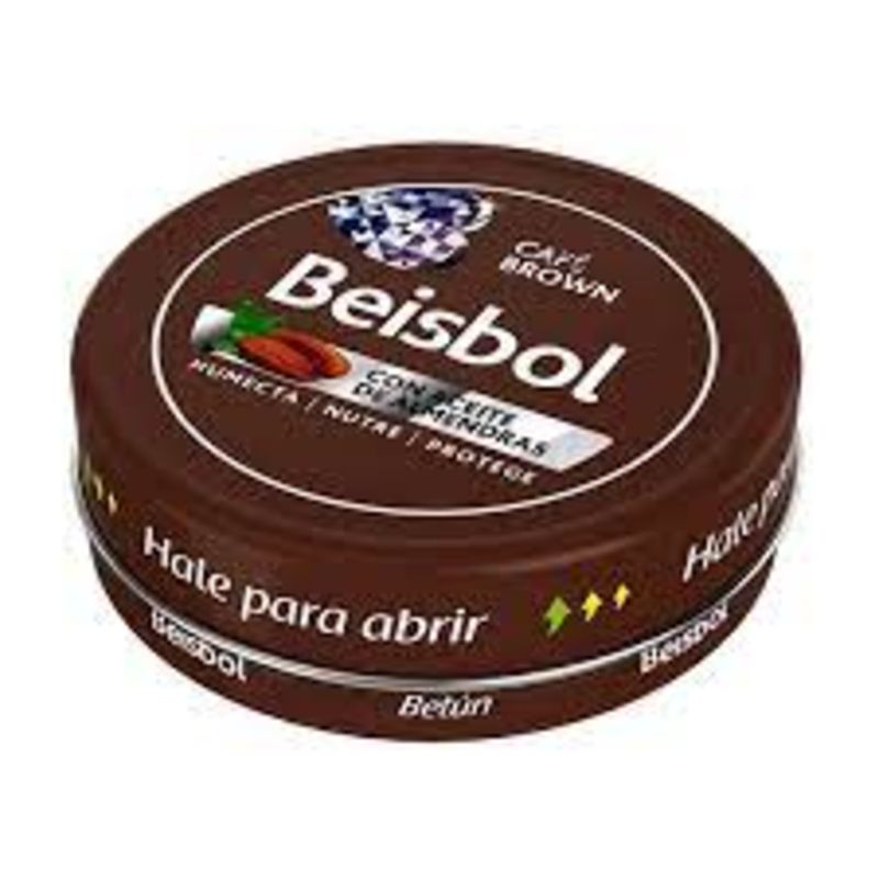 Betún Beisbol café lata x65 gr calzado