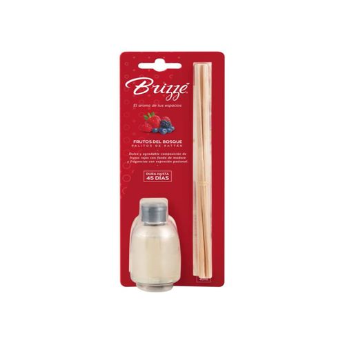 Ambientador Brizze Palitos Rattan Frutos Del Bosque Frasco X 40 Ml Mundial